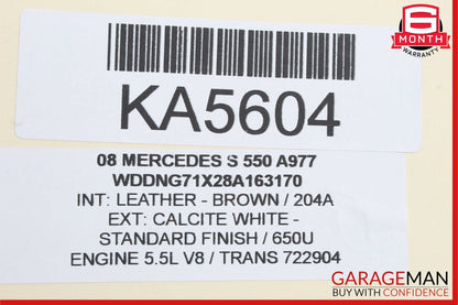 07-13 Mercedes W221 S400 S550 Rear Right or Left Shock Strut Air Airmatic