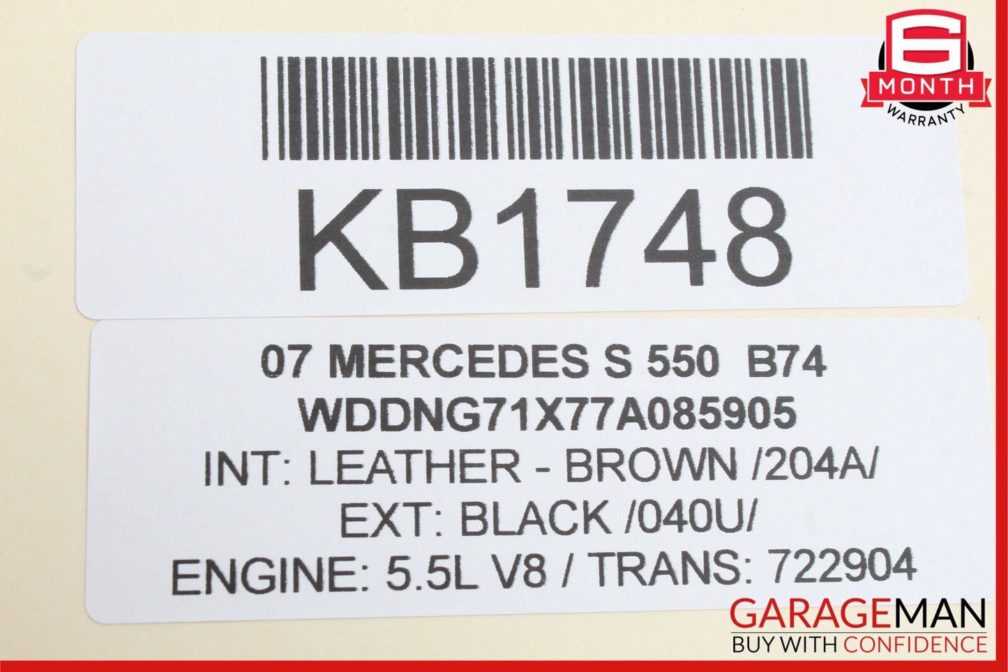 07-13 Mercedes W221 S350 S550 Front Left Side Door Tweeter Speaker Cover Brown