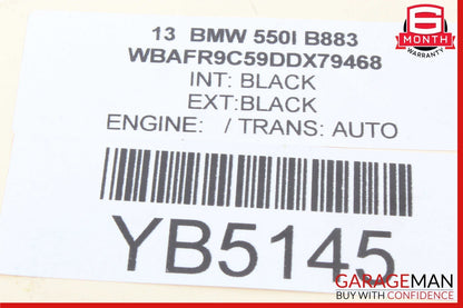 11-16 BMW 528I 535I 550I F10 FRONT RIGHT PASSENGER SIDE EXTERIOR DOOR HANDLE OEM