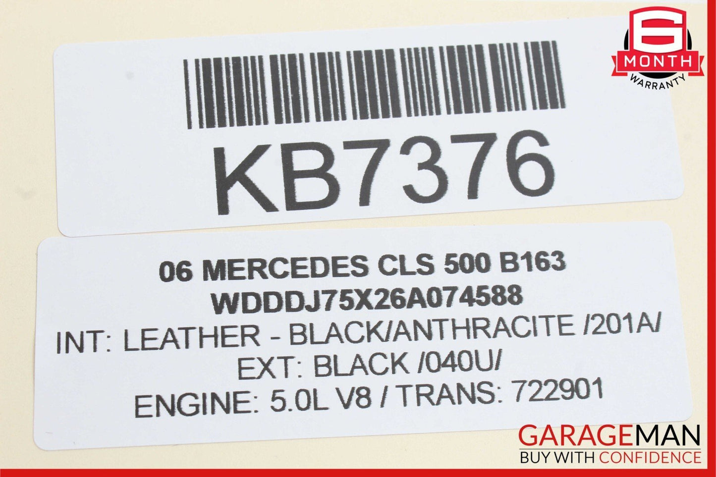 06-11 Mercedes W219 CLS550 CLS500 Rear Right Side Door Control Module Unit