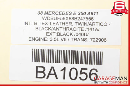 03-09 Mercedes W211 E350 E55 AMG Front Right Side Tweeter Speaker Cover Black
