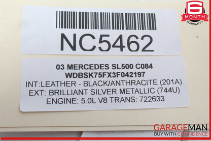 03-12 Mercedes R230 SL500 SL55 AMG Right Side Door Lock Latch Actuator OEM