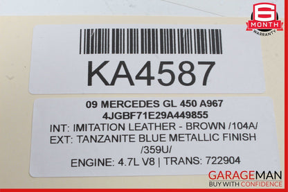 06-13 Mercedes X164 GL450 Window Regulator Motor Front Left Side OEM
