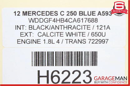 08-15 Mercedes W204 C250 Rear Right / Left Side Suspension Upper Control Arm OEM