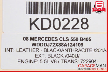 06-11 Mercedes W219 CLS500 CLS550 CLS63 AMG Rear Right Side Door Control Module
