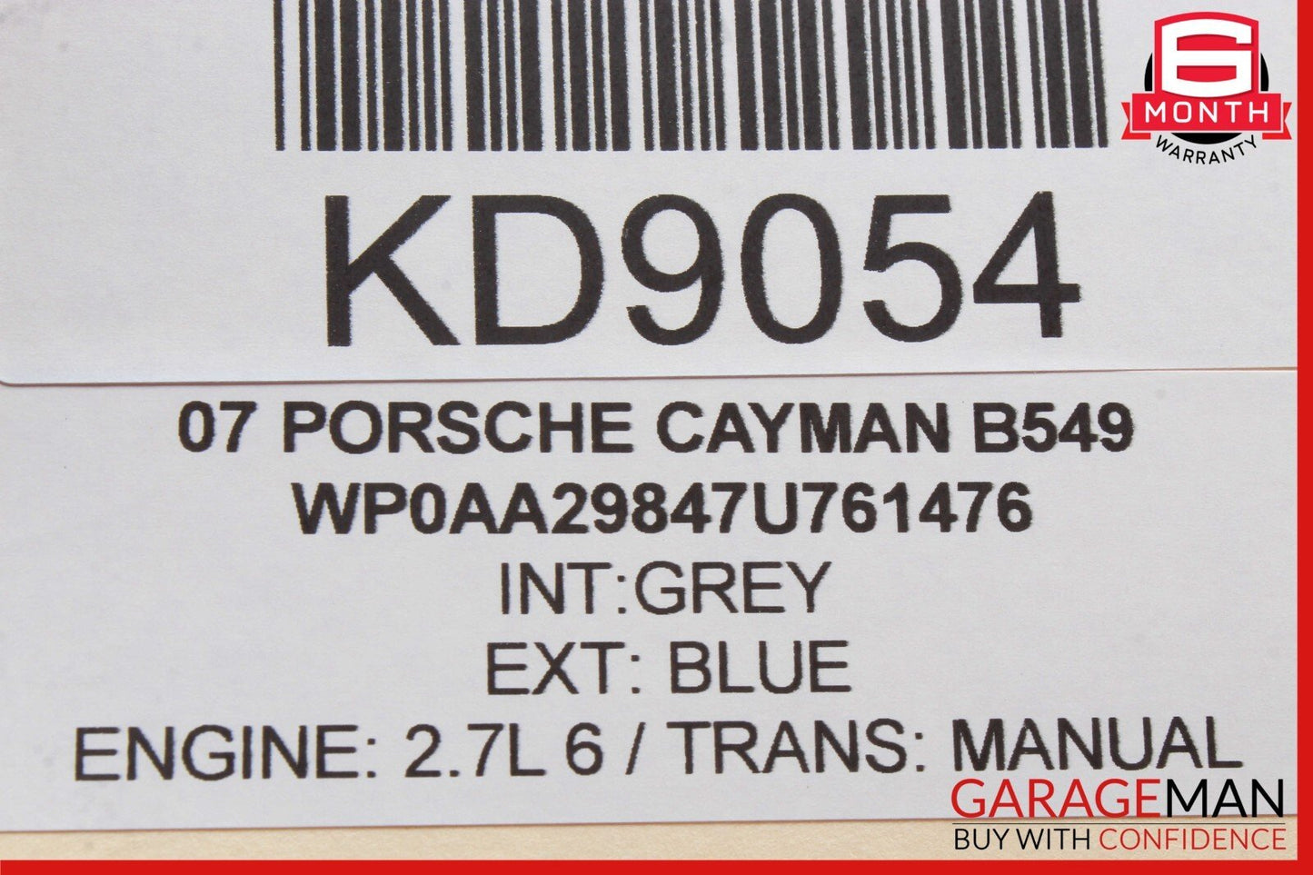 05-12 Porsche Boxster Cayman 987 Rear Left / Right Suspension Lower Control Arm