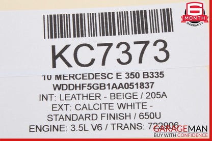 08-14 Mercedes W212 E350 C250 C300 Rear Left Side Door Lock Latch Actuator OEM