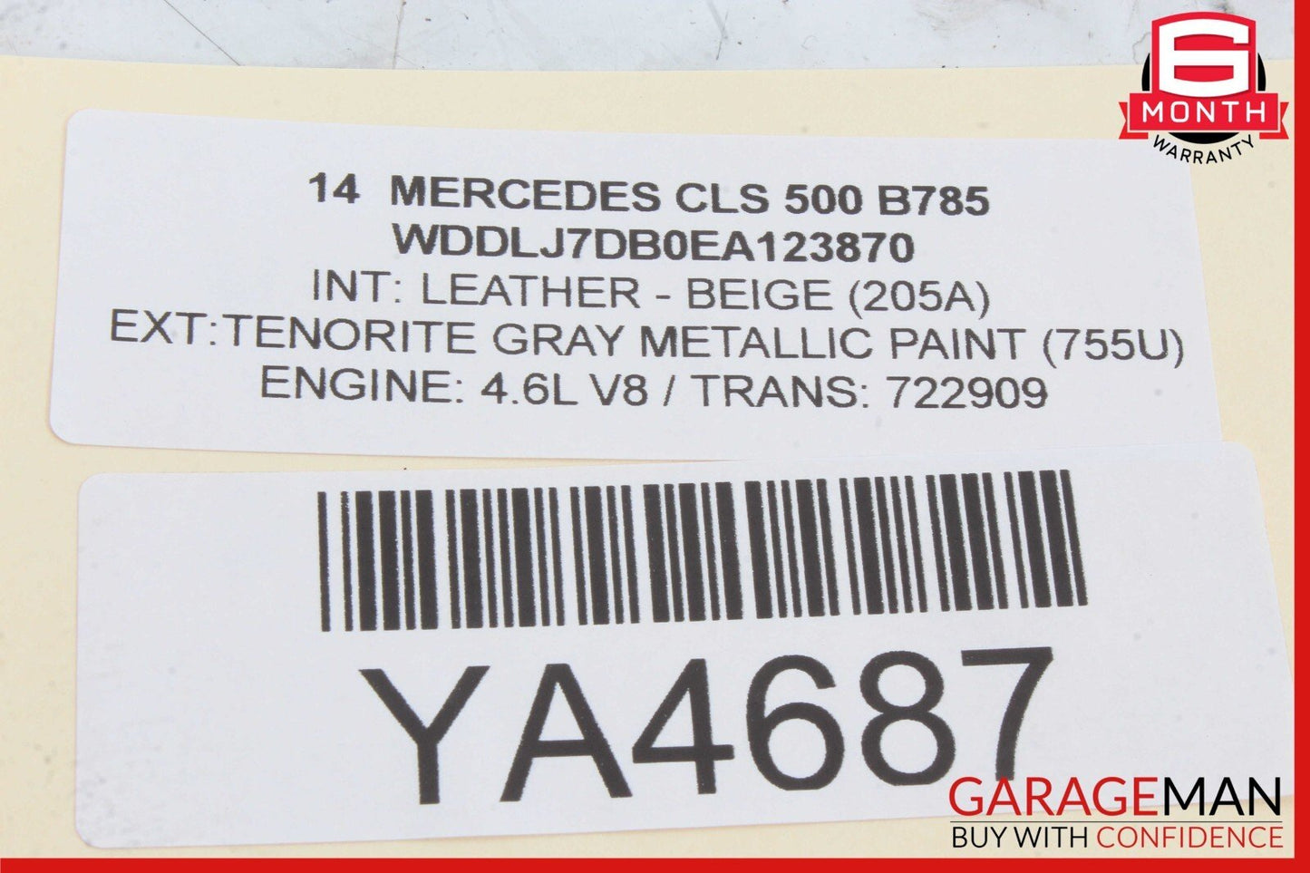 12-14 Mercedes W218 CLS500 Center Console Switch Trim Bezel Cover Wood OEM