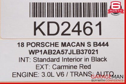 15-18 Porsche Macan 95B Front Overhead Dome Light Console Sunroof Switch Control