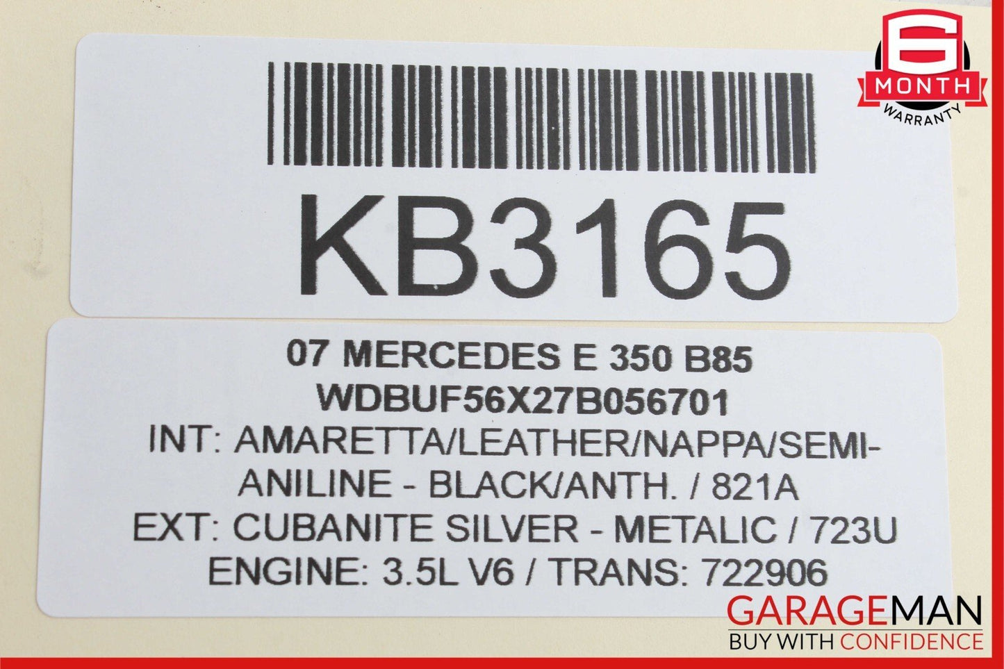 07-09 Mercedes W211 E350 E550 Front Left & Right Shock Absorber Coil Spring Set