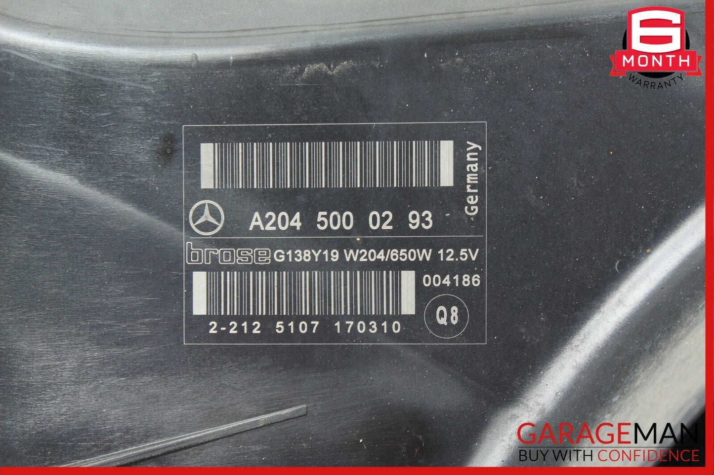 08-14 Mercedes W212 E350 E550 Engine Radiator Cooling Fan Motor Assembly OEM