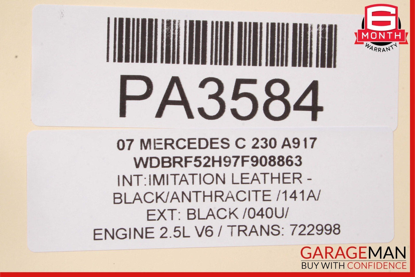 05-09 Mercedes W203 C240 CLK350 C350 Engine Motor Cooling Radiator OEM