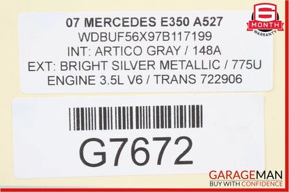 03-09 Mercedes W211 E350 Front Right & Left Side Door Corner Speaker Set Gray