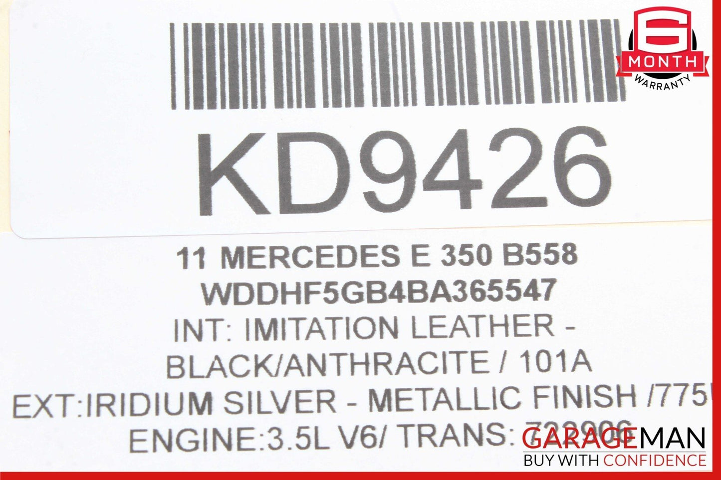 05-13 Mercedes W212 E350 CLK350 S350 Left Side Engine Cylinder Head Cover OEM