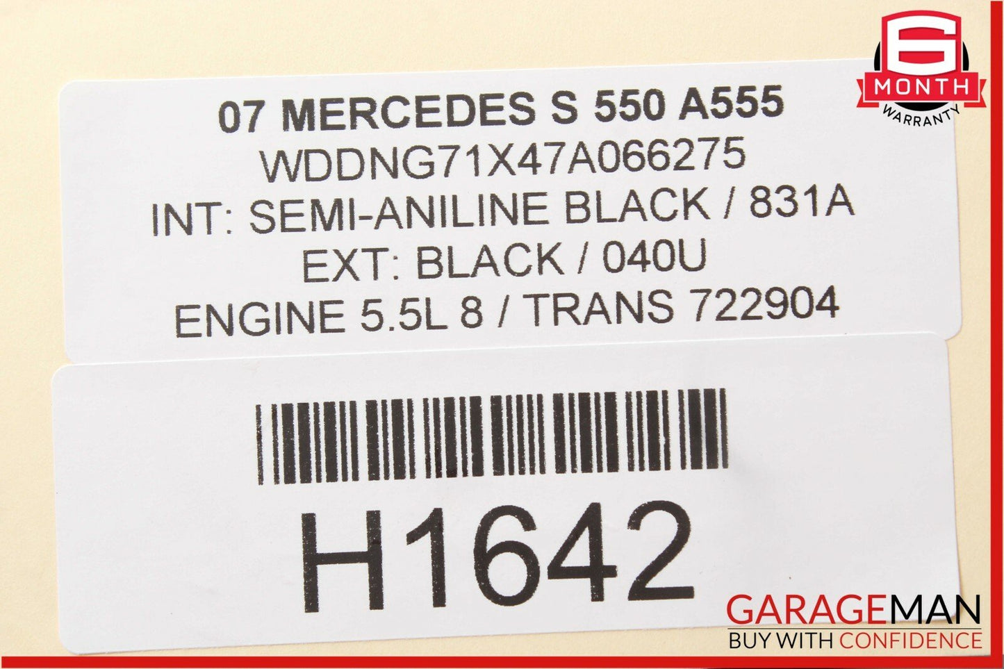 07-13 Mercedes CL600 S550 Dash Suspension ESP Cluster Control Switch Module Unit