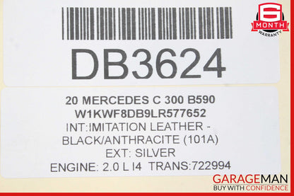 15-20 Mercedes W205 C300 C350e C400 Sedan Rear Left Driver Side Door Shell OEM