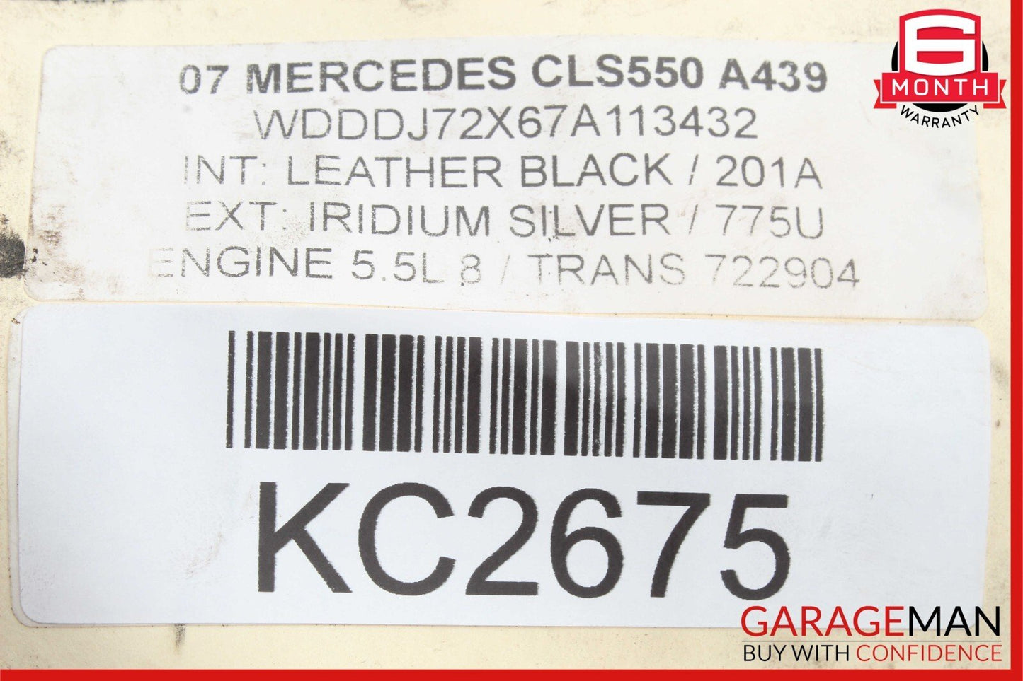 03-11 Mercedes W219 CLS550 Front Bottom Left Control Arm Spring Link Ball Joint