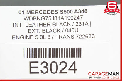 00-06 Mercedes-Benz S500 W220 Front Left and Right Side Door Speaker Set Of 2 2208200902