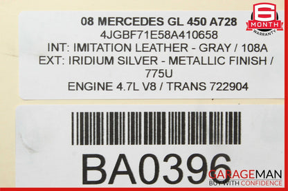 06-12 Mercedes W164 ML500 GL450 Front Right Side CV Drive Shaft Driveshaft