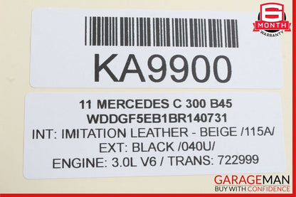 08-14 Mercedes W204 C300 C63 AMG RWD Floor Gear Shifter Shift Selector Box OEM