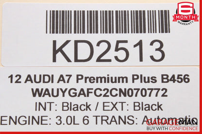 12-15 Audi A7 S7 RS7 Dash Mounted Radio Multimedia Control Unit 4G0035746E OEM