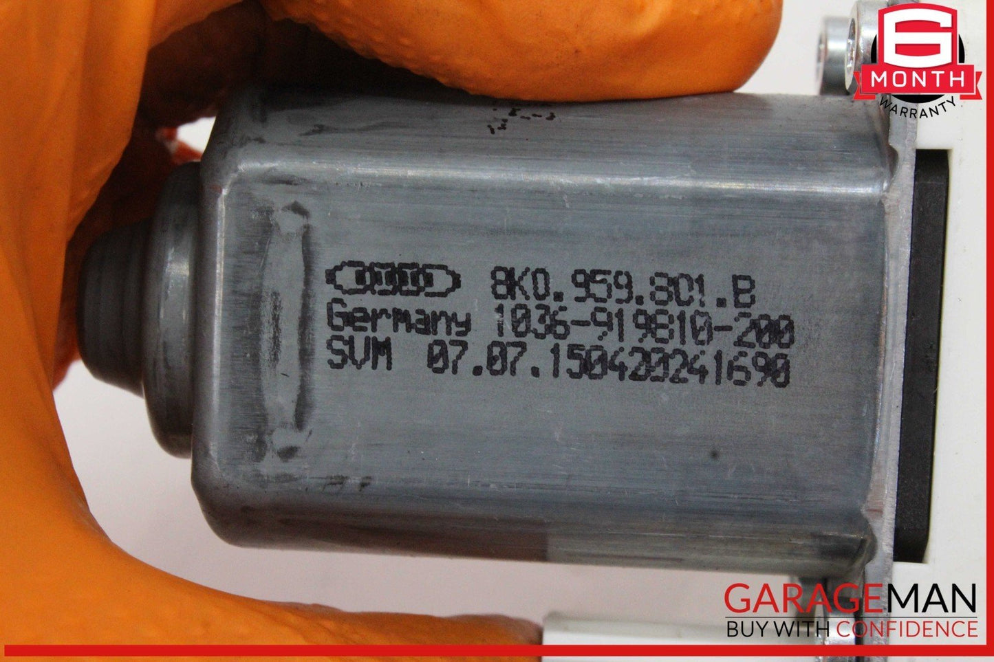 09-18 Audi A8 A7 Rear Right or Front Left Window Regulator Motor 8K0959801B OEM