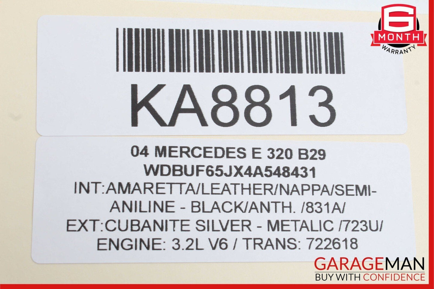 03-06 Mercedes W211 E320 E500 Front Right Dynamic Seat Vacuum Valve Block OEM
