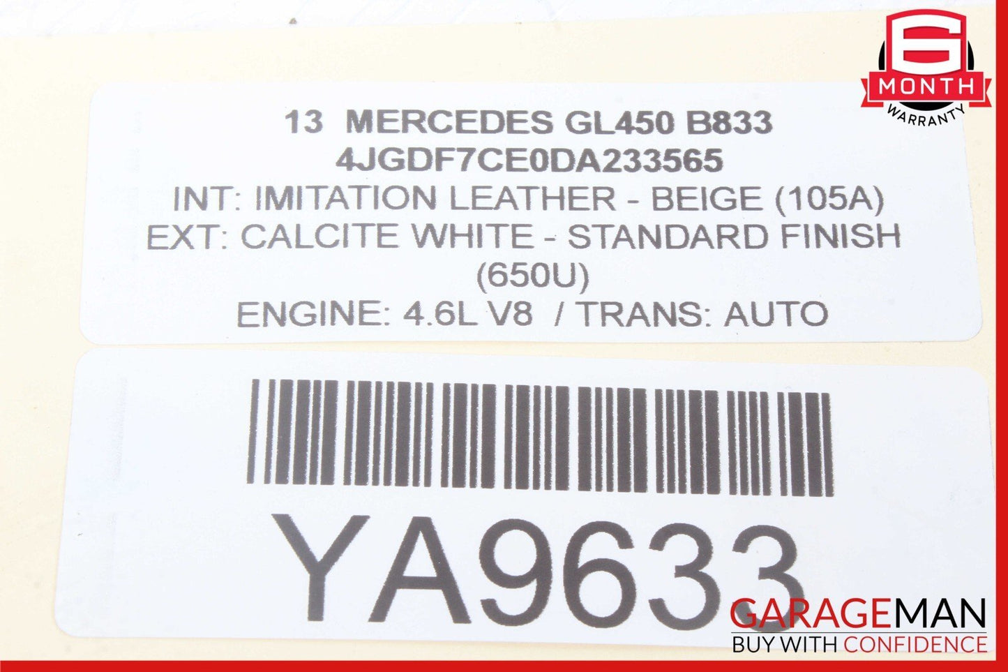 13-16 Mercedes X166 GL450 GL550 4.7L Front Driveshaft Drive Prop Propeller Shaft