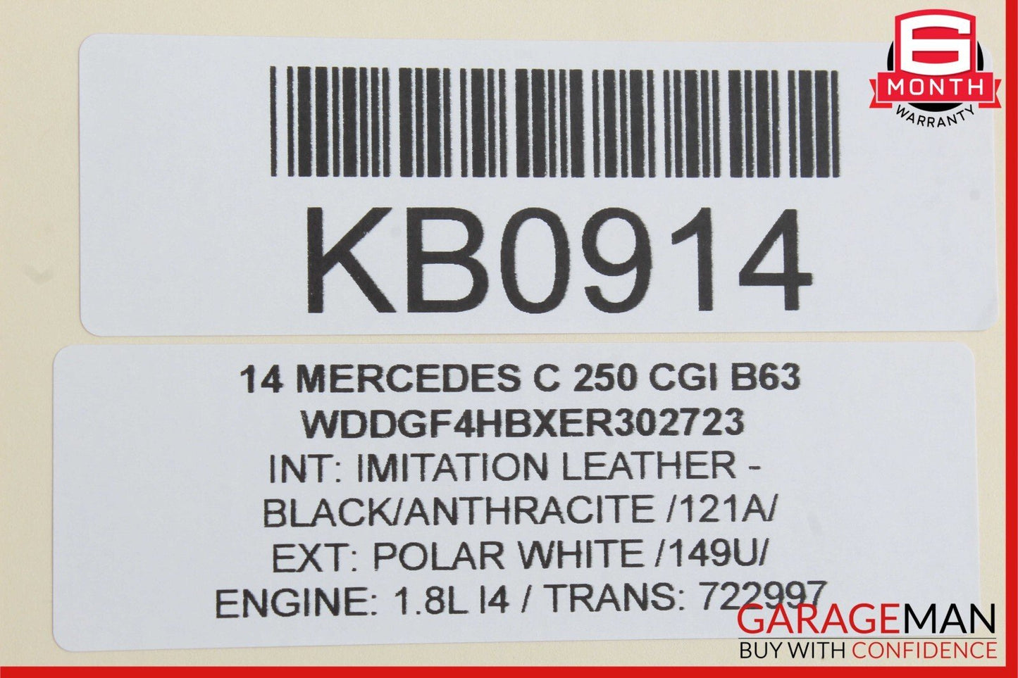 08-14 Mercedes W204 C250 C350 Rear Right and Left Suspension Coil Spring Set OEM