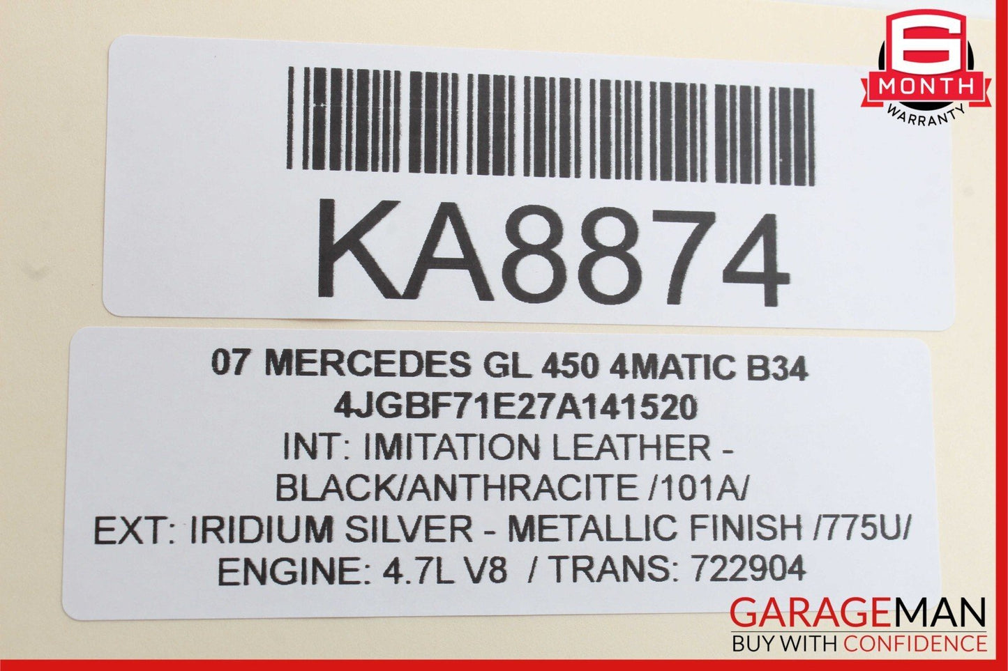 06-13 Mercedes W164 ML350 GL450 Front Left Driver Side Door Control Module Unit