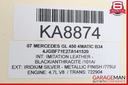 06-13 Mercedes W164 ML350 GL450 Front Left Driver Side Door Control Module Unit