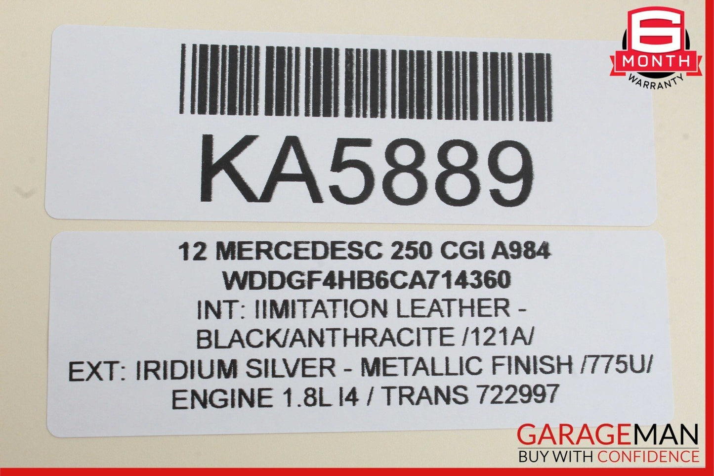 08-17 Mercedes W204 C250 C350 Center Console Ashtray Ash Tray Compartment OEM