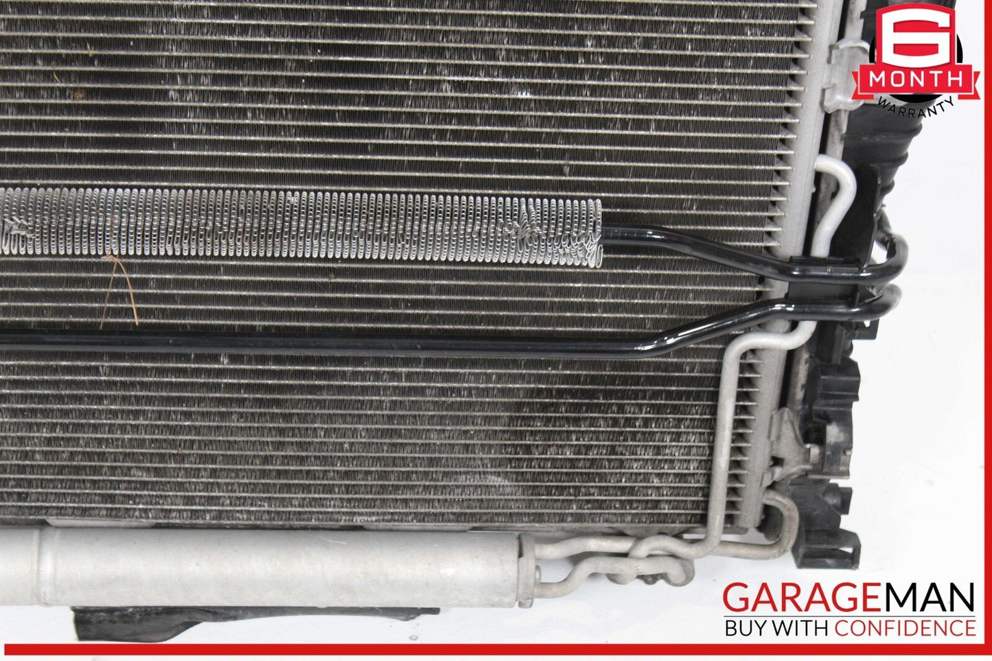 06-09 Mercedes W211 E350 Engine Cooling Radiator A/C AC Condenser Assembly OEM