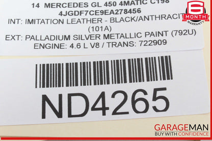 12-19 Mercedes X166 GL450 4MATIC ML350 Sunroof Sun Roof Motor 1669001208 OEM