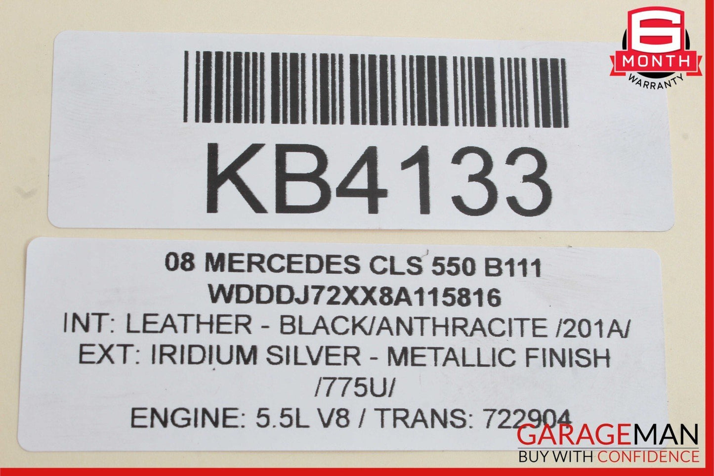 06-11 Mercedes W219 CLS550 Front Right Passenger Door Lock Latch Actuator OEM