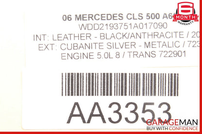 06-10 Mercedes W219 CLS500 Front Left Driver Side Door Computer Control Module