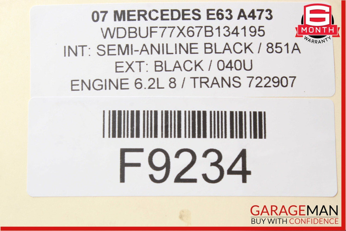 07-11 Mercedes W211 E350 E63 AMG CLS550 ABS Brake Hydraulic Pump Control Module