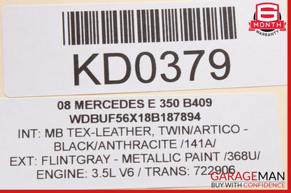 03-09 Mercedes W211 E350 E500 E550 Rear Right Side Window Regulator Motor OEM