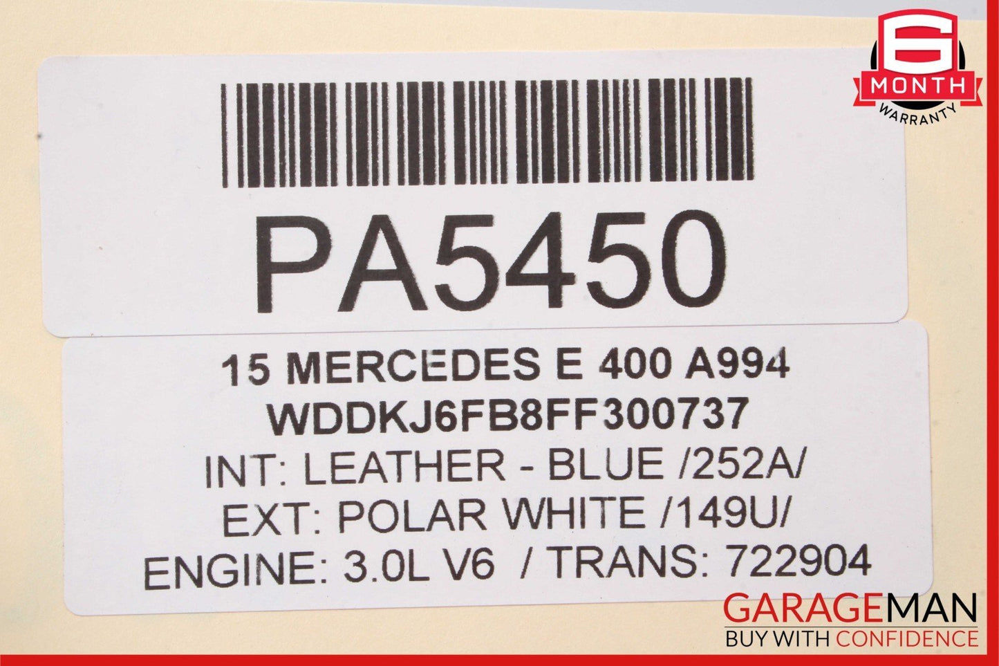 14-17 Mercede W212 E400 CLS400 7G-Tronic Automatic Transmission 722.904 RWD OEM