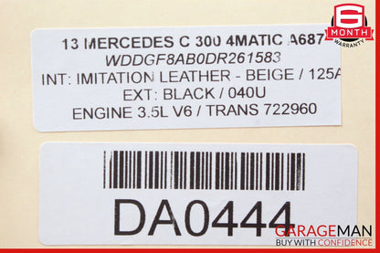 10-18 Mercedes W204 C250 CLS400 Front Left Seat Control Module 1729007500 OEM