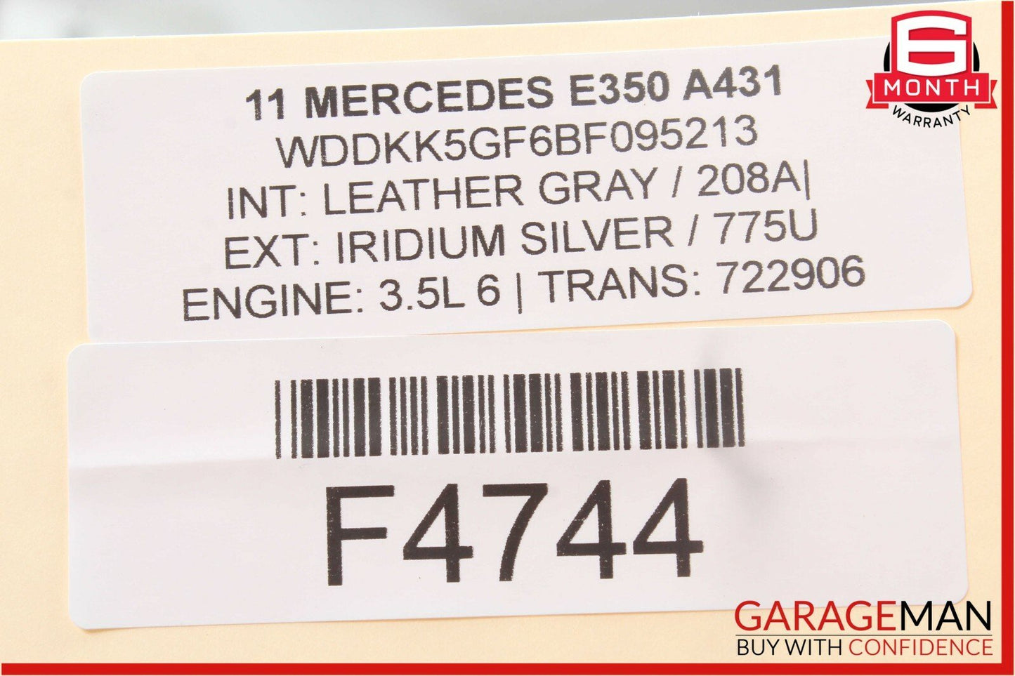 10-13 Mercedes W207 E350 E550 Front Right Side Dash AC A/C Air Vent Trim Grille