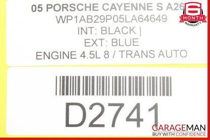 03-06 Porsche Cayenne 955 Front Right Passenger Side Lower Seat Track Motor OEM