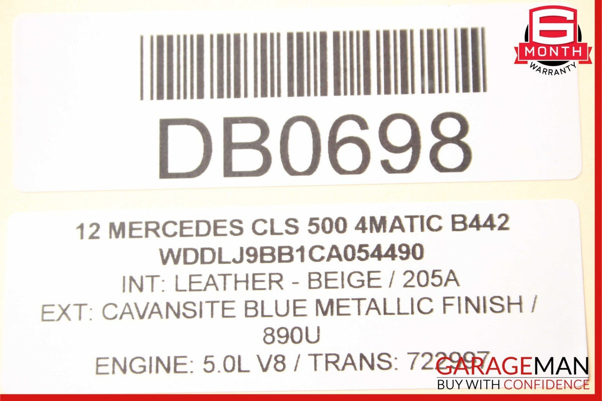 12-18 Mercedes W218 CLS400 CLS550 Front Left Driver Side Exterior Door Shell OEM