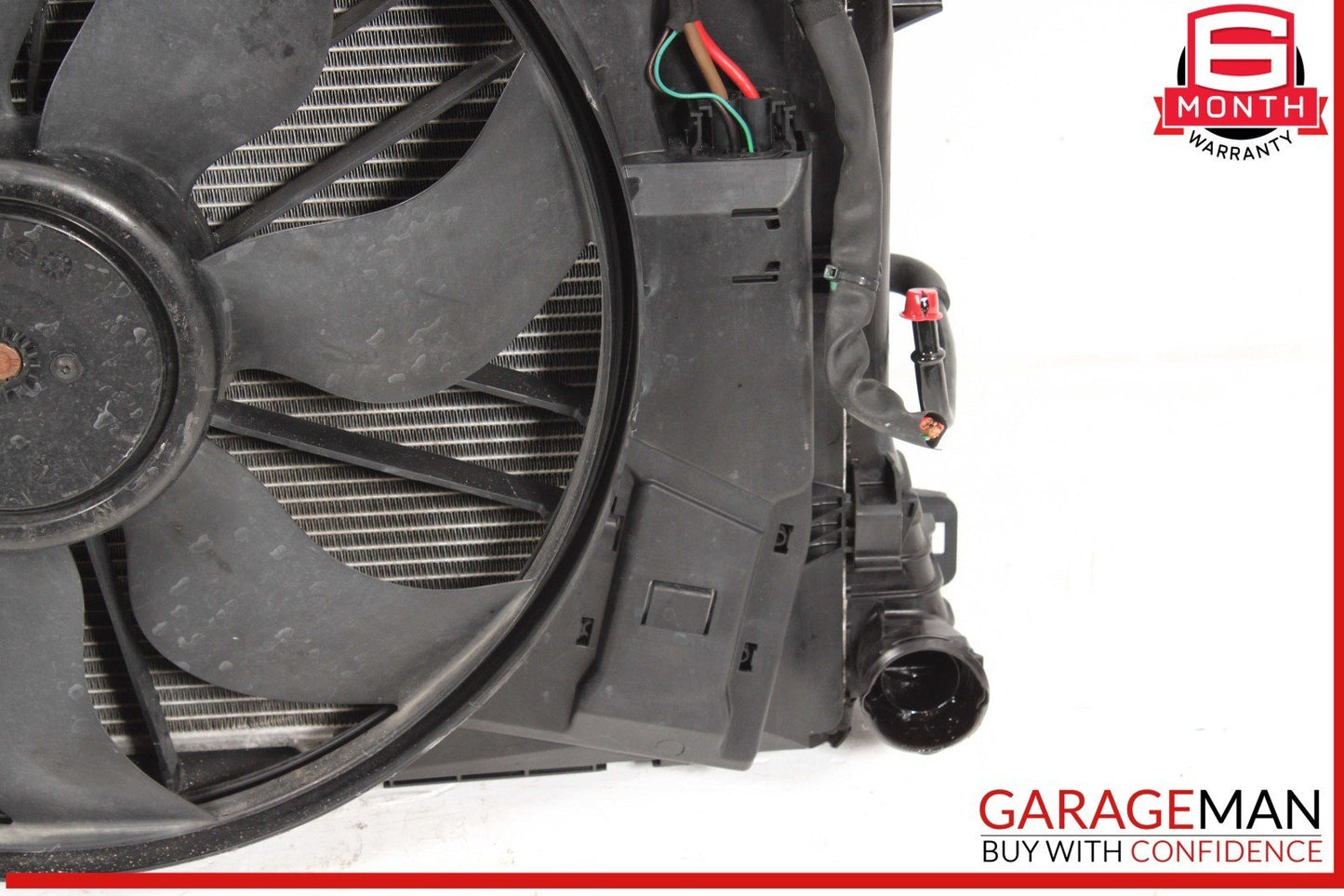 12-15 Mercedes W204 C250 Engine Motor Cooling Radiator A/C AC Condenser Assembly