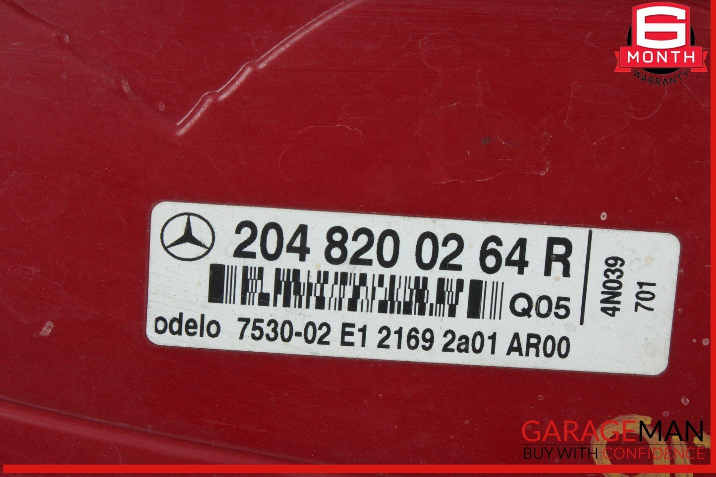 08-11 Mercedes W204 C300 C350 C63 AMG Right Side Tail Light Lamp 2048200264 OEM