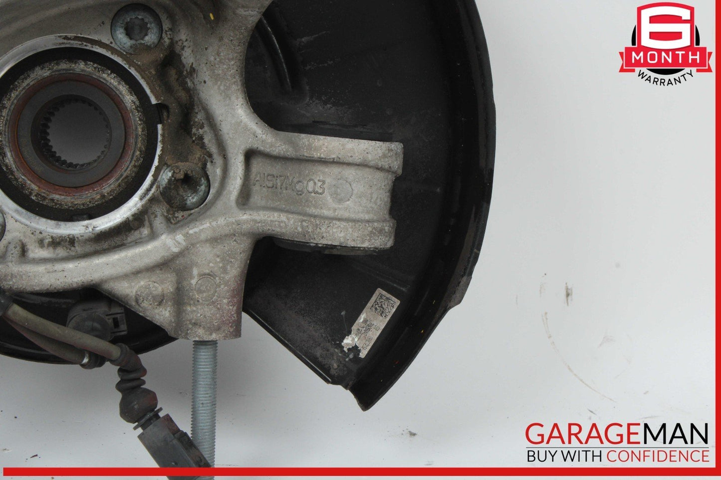 11-14 Porsche Cayenne 958 Rear Right Passenger Side Spindle Knuckle Wheel Hub
