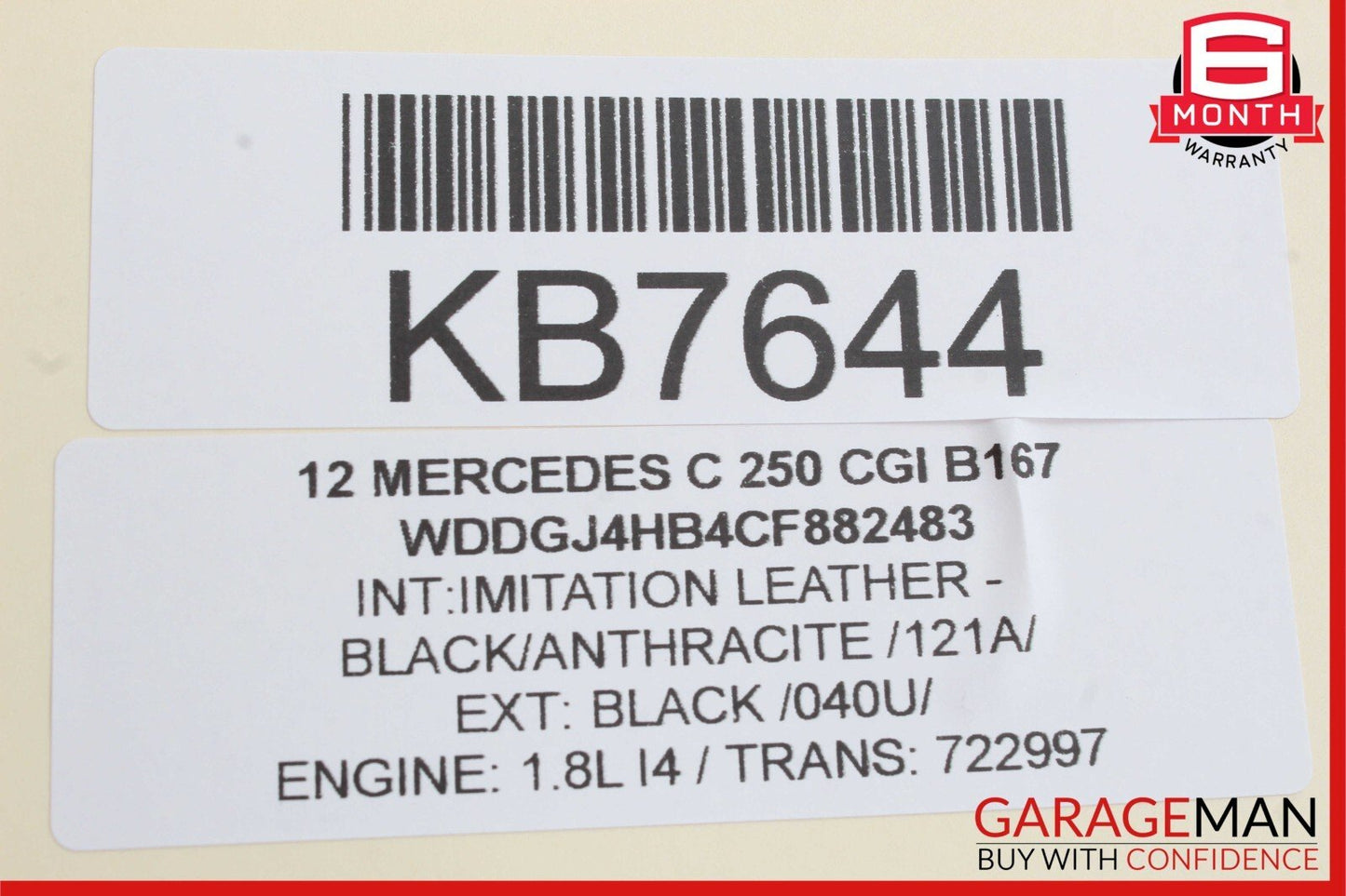 10-16 Mercedes W221 S550 SLK350 E350 Front Active Lane Assist Camera