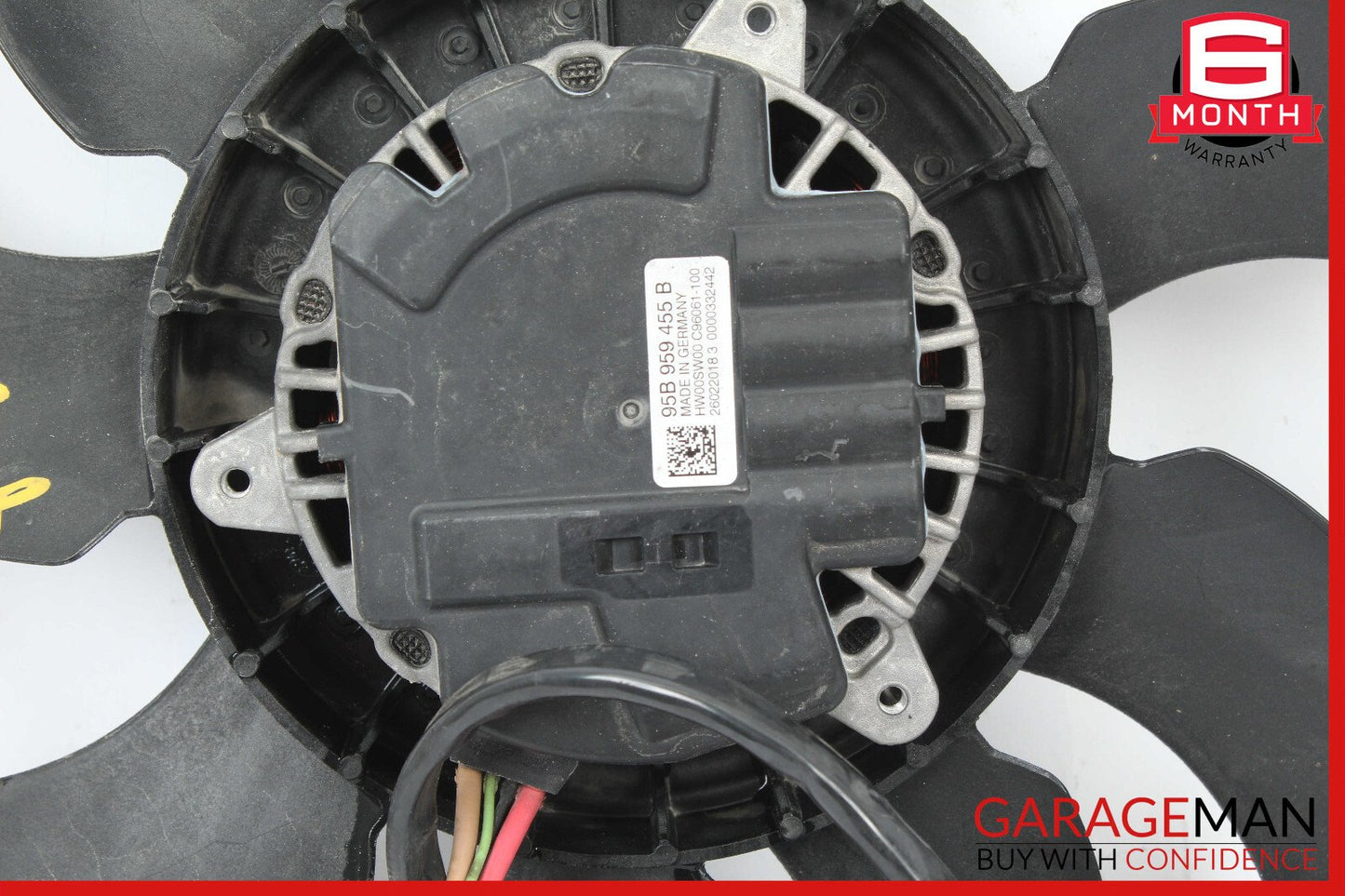 15-18 Porsche Macan S Engine Cooling Fan Motor 95B959455 OEM
