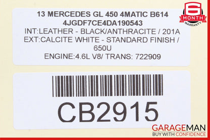 13-16 Mercedes X166 GL450 GL550 Rear Left / Right Drive Axle CV Shaft Driveshaft