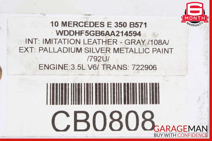 07-18 Mercedes W212 E350 Rear Left / Right Axle CV Half Shaft Driveshaft OEM